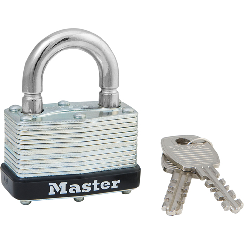 Laminated Padlock, Silver, Keyed Alike, Laminated Steel, 1-3/4" Width Air Extreme Inc.