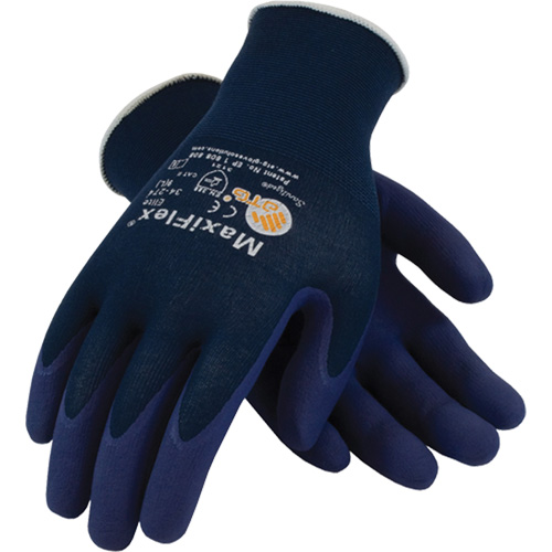 Gants ATG MaxiFlex Elite 34-274, 6/T-petit, R&ecirc;vetement Mousse de nitrile, Calibre 18, Enveloppe en Nylon Air Extreme Inc.