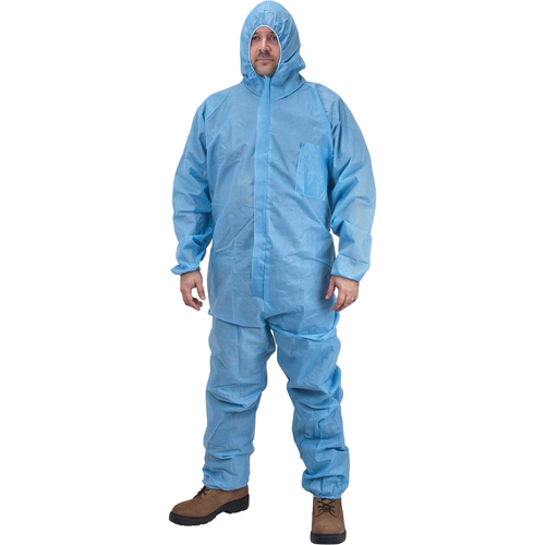 Combinaisons &agrave; capuchon de premi&egrave;re qualit&eacute;, Moyen, Bleu, Polypropyl&egrave;ne Air Extreme Inc.