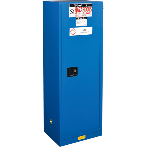 Armoires &eacute;troite pour rangement de mati&egrave;res dangereuses Sure-Grip Ex, 22 gal., 23,25" x 65" x 18" Air Extreme Inc.