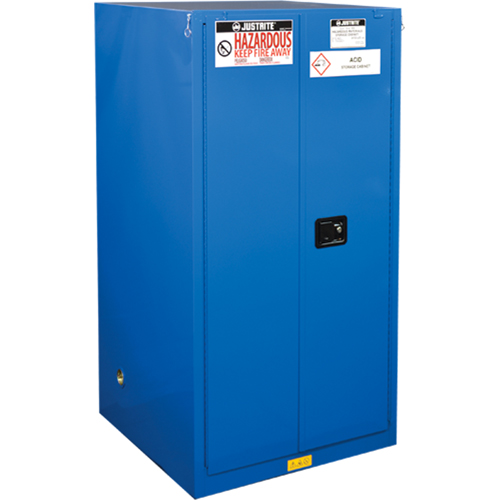 Armoires doubl&eacute;es pour rangement de mati&egrave;res dangereuses Chem-Cor, 60 gal., 34" x 65" x 34" Air Extreme Inc.