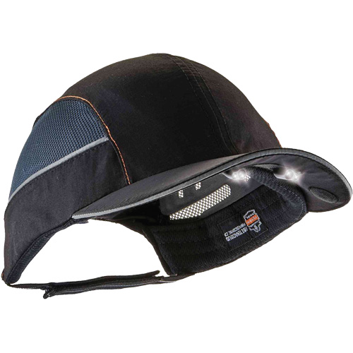 Skullerz&reg; 8960 Long Brim Bump Cap with LED Lighting, Black Air Extreme Inc.