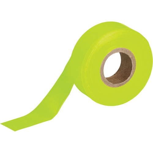 Flagging Tape, 1.188" W x 150' L, Fluorescent Lime Air Extreme Inc.
