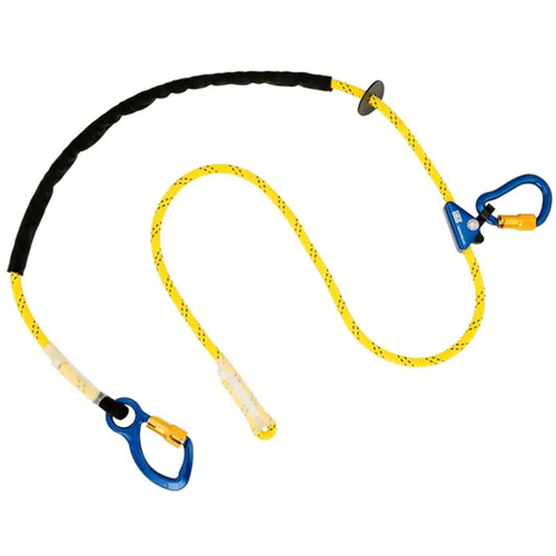 Pole Climber's Adjustable Rope Lanyard, 1 Legs, 8', CSA Class A, Nylon Air Extreme Inc.