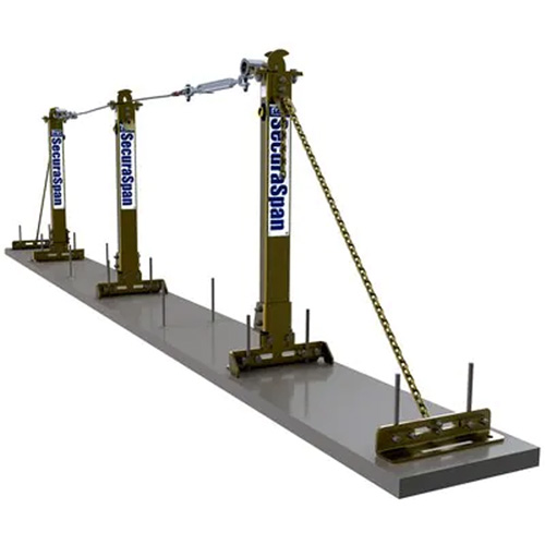 SecuraSpan Loop Rebar Horizontal Lifeline System Air Extreme Inc.