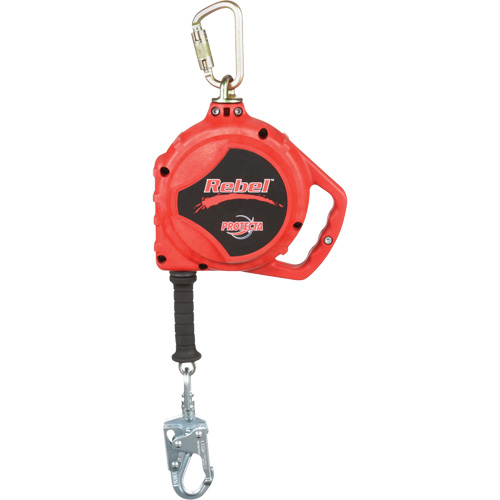 Rebel Self Retracting Lifeline, 33', Stainless Steel, Swivel Air Extreme Inc.