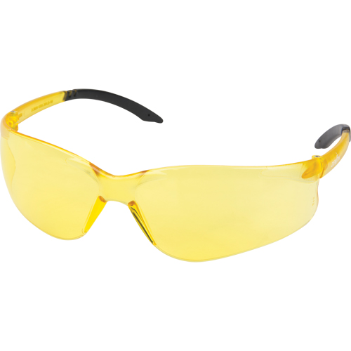 Z2400 Series Safety Glasses, Amber Lens, Anti-Scratch, ANSI Z87+/Meets/Exceeds CSA Z94.3 Air Extreme Inc.