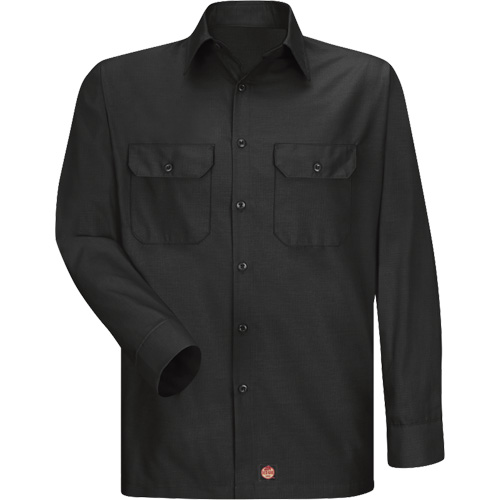 Long Sleeve Ripstop Shirt, Men's, 3X-Large, Black Air Extreme Inc.