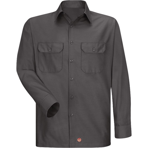 Long Sleeve Ripstop Shirt, Men's, 3X-Large, Charcoal Air Extreme Inc.
