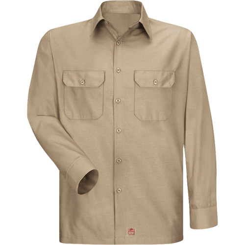 Chemise &agrave; manches longues en tissu ind&eacute;chirable, Hommes, 3T-Grand, Khaki Air Extreme Inc.