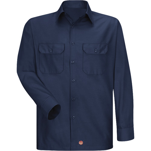 Chemise &agrave; manches longues en tissu ind&eacute;chirable, Hommes, 3T-Grand, Bleu marin Air Extreme Inc.
