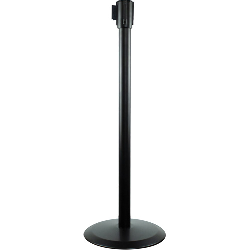 Poteaux recepteurs Slimline TensaBarrier, Hauteur de 38", Noir Air Extreme Inc.