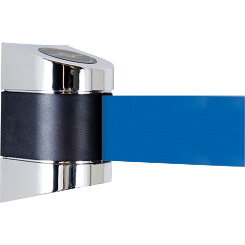 Unit&eacute;s murales Tensabarrier, Plastique, Fixation par vis, 15', Ruban Bleu Air Extreme Inc.