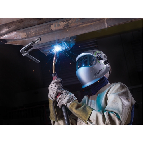 e684 Welding Helmets, 3.94" L x 1.97" W View Area, 4/5 - 13 Shade Range, Silver Air Extreme Inc.