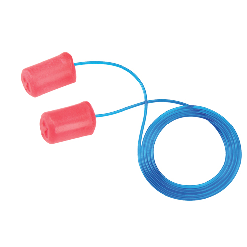 Bouchons d'oreilles en mousse de polyur&eacute;thane EZ200, Vrac - Boîte, Avec cordon Air Extreme Inc.