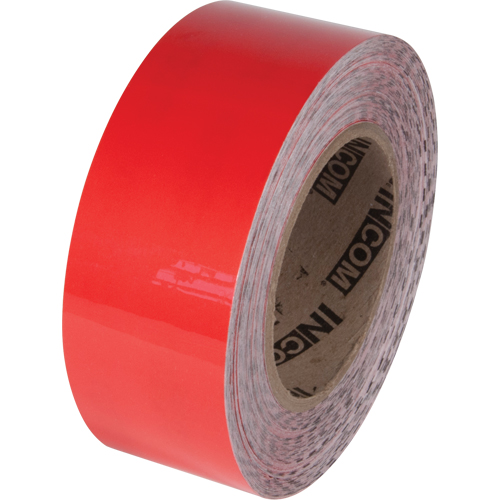 Tuff Mark&reg; Floor Marking Tape, 4" x 100', Polyester, Red Air Extreme Inc.