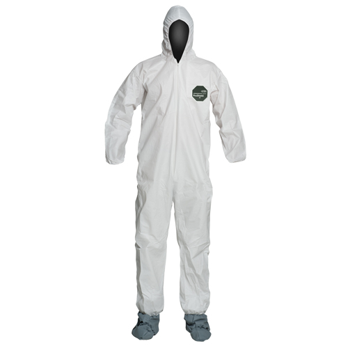 ProShield&reg; 50 Coveralls, Small, White, Microporous Air Extreme Inc.