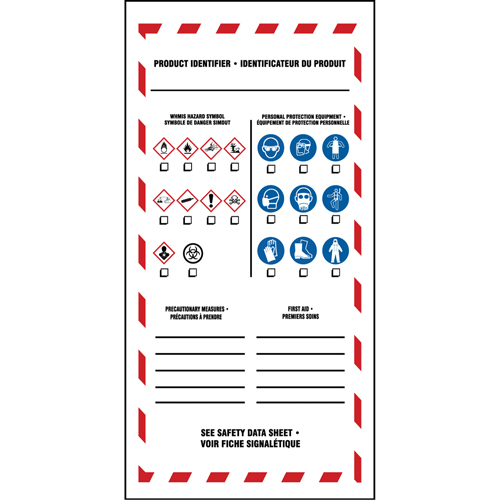 OTS GHS Labels, Vinyl, Sheet, 4" L x 2" W Air Extreme Inc.