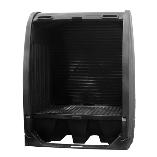 Spill Containment Sheds Without Drain, 61" L x 37.25" W x 72.75" H, 1000 lbs. Load Capacity Air Extreme Inc.