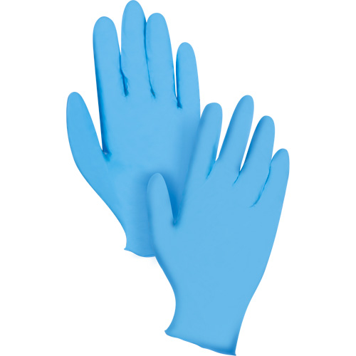 KeepKleen&reg; Disposable Gloves, X-Large, Nitrile, 8-mil, Powder-Free, Blue Air Extreme Inc.