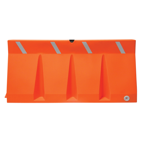 Traffic Barriers, Water-Filled, 69.75" L x 33.75" H, Orange Air Extreme Inc.