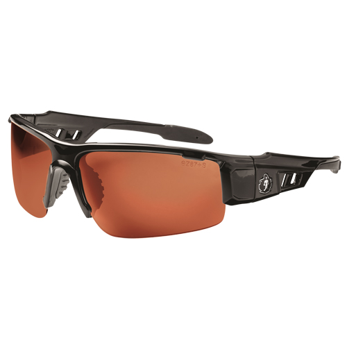 Skullerz&reg; Dagr Safety Glasses, Copper Lens, Anti-Scratch/Polarized, ANSI Z87+/Meets/Exceeds CSA Z94.3 Air Extreme Inc.