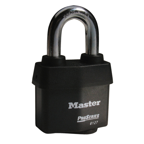 ProSeries&reg; Weather Tough&reg; Padlock, Black, Keyed Different, Laminated Steel, 2-5/8" Width Air Extreme Inc.