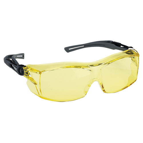 Dynamic OTG Extra Series Safety Glasses, Amber Lens, Anti-Fog/Anti-Scratch, ANSI Z87+/Meets/Exceeds CSA Z94.3 Air Extreme Inc.