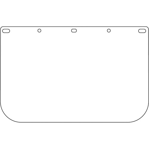 Visi&egrave;re d&eacute;coup&eacute;e &agrave; l'emporte-pi&egrave;ce Dynamic, PETG, Teinte Transparent Air Extreme Inc.