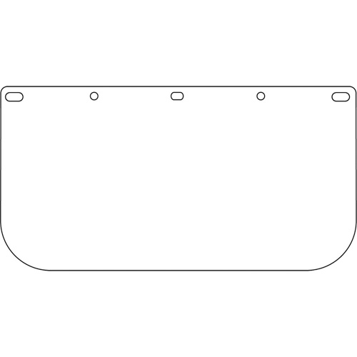 Dynamic Faceshield Visor Window, PETG, Clear Tint Air Extreme Inc.