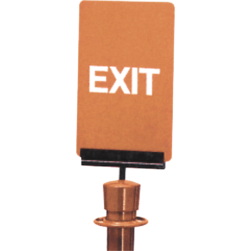 Enseigne de contr&ocirc;le des foules  Exit , 11" x 7", Plastique, Anglais Air Extreme Inc.