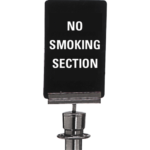 Enseigne de contr&ocirc;le des foules  No Smoking , 11" x 7", Plastique, Anglais Air Extreme Inc.