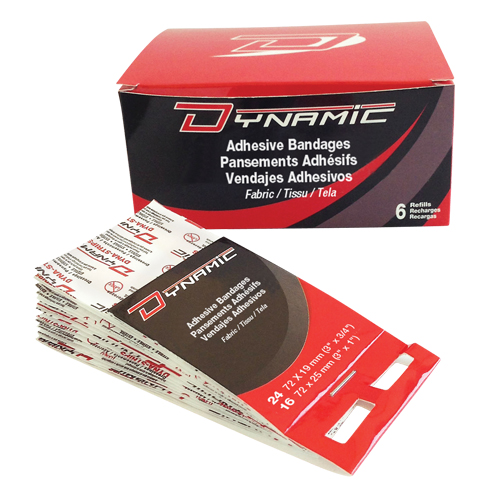 Dynamic Adhesive Bandage Dispenser Refill, Fingertip, 3", Fabric, Non-Sterile Air Extreme Inc.