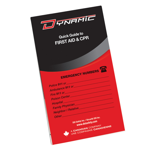 Manuel de premiers soins de poche Dynamic Air Extreme Inc.