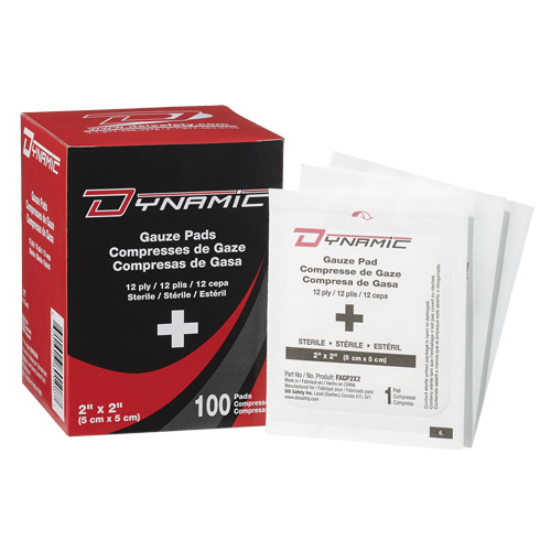 Dynamic Gauze, Pad, 2" L x 2" W, Sterile, Medical Device Class 1 Air Extreme Inc.