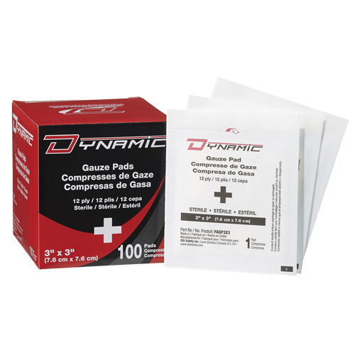 Dynamic Gauze, Pad, 3" L x 3" W, Sterile, Medical Device Class 1 Air Extreme Inc.