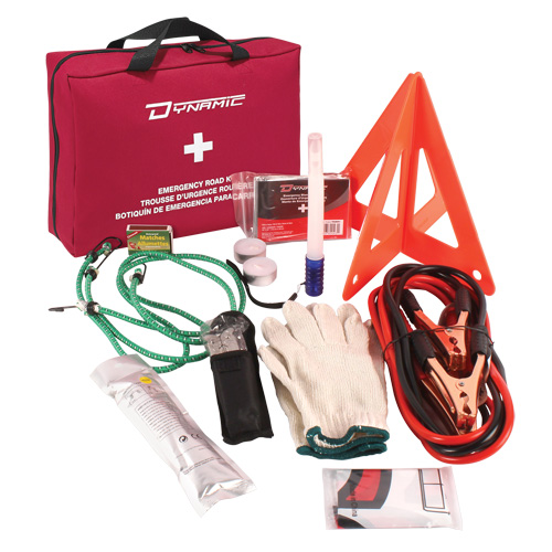 Dynamic S.O.S. Emergency Road Side Kit, Class 1 Medical Device, Nylon Bag Air Extreme Inc.