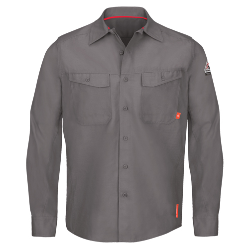 IQ Endurance&reg; Men's Work Shirts, Small, Grey Air Extreme Inc.