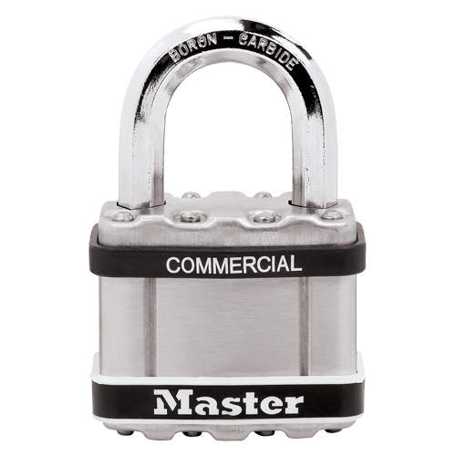 Laminated Padlock, Silver, Keyed Different, Laminated Steel, 2" Width Air Extreme Inc.