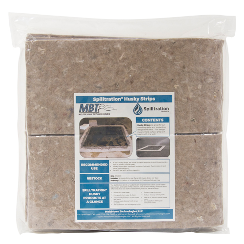 Spilltration Husky Strips, Oil Only, 64" x 8", 4 gal. Absorbancy Air Extreme Inc.