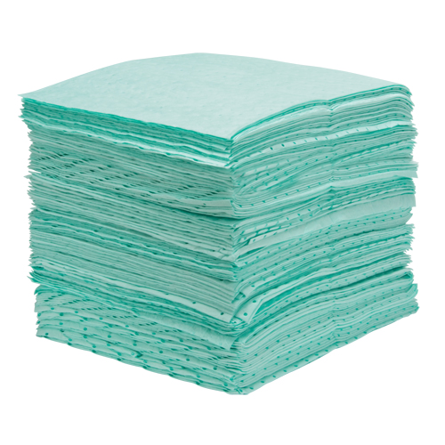 Premium Bonded Sorbent Pads, Hazmat, 15" x 18", 30 gal. Absorbancy Air Extreme Inc.