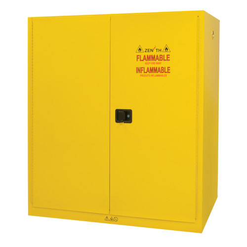 Armoire pour entreposage de barils &agrave; la verticale, Capacit&eacute; de 110 gal. US, 2 barils, Jaune Air Extreme Inc.