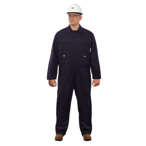 Combinaison ignifuge contre l'arc &eacute;lectrique UltraSoft, Taille 46, Bleu marine, 12,4 cal/cm2 Air Extreme Inc.