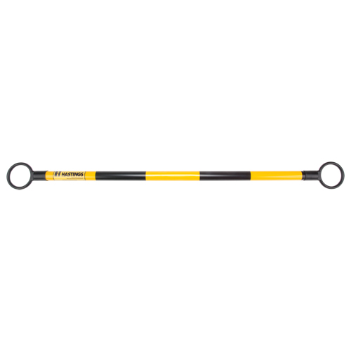 Telescopic Barricade Bar, 85" Extended Length, Black/Yellow Air Extreme Inc.