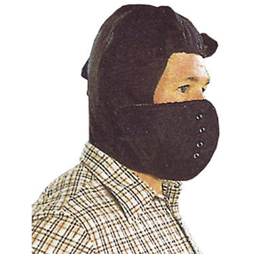 Hard Hat Winter Liner with Removable Face , Cotton/Kasha Lining, One Size, Black Air Extreme Inc.