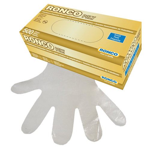 Gants jetables, Petit, Poly&eacute;thyl&egrave;ne, 1 mil, Sans poudre, Transparent Air Extreme Inc.