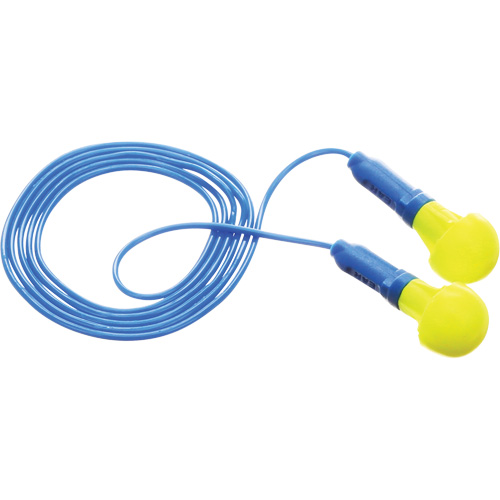 Bouchons d'oreilles E-A-R Push-Ins, Avec cordon, Paire - Sac en poly, 28/23 dB NRR, Taille unique Air Extreme Inc.