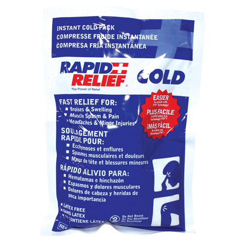 Rapid Relief&reg; Instant Chill Pack, Cold, Single Use, 5" x 9" Air Extreme Inc.