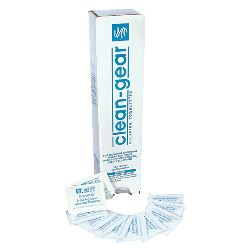 Serviettes nettoyantes pour respirateur, 8" x 5", 100 lingettes Air Extreme Inc.