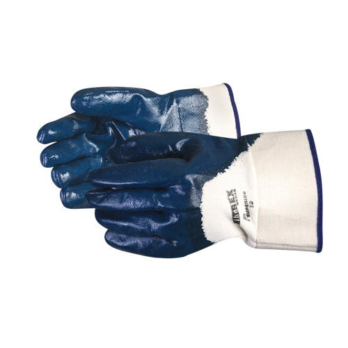 Chemstop&reg; Heavy-Duty Coated Gauntlet Gloves, 8/Small, Nitrile Coating, Jersey Shell Air Extreme Inc.